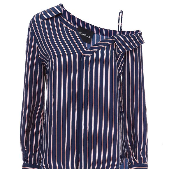 NICHOLAS slip Shoulder Top Blouse - Picture 4 of 7